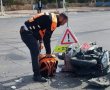 דיווח: שליח דואר נפצע בינוני בתאונה בשדרות טוביהו בעיר
