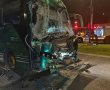 לפנות בוקר: נהג אוטובוס נפצע אנוש בתאונה בדוד טוביהו